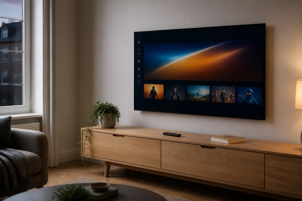 Living room TV ready for True4K setup